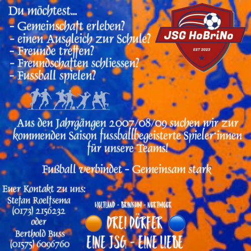 neuen Kickern für die Jugendspielgemeinschaften